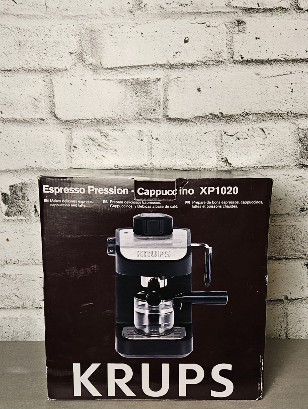 Krups XP1020 Espresso Machine Cappuccino Maker Open Box Complete